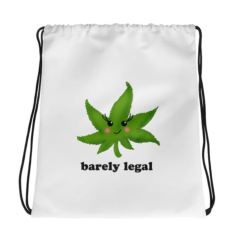 Barely Legal Drawstring bag